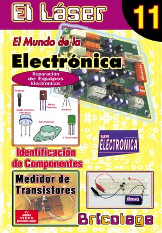 TVTV
AUDIOAUDIO
V I D E OV I D E O
MICROPROCESADORESMICROPROCESADORES
SSAABBEERR
EELLEECCTTRROONNIICCAA
EDICION ARGENTINA
Reparación
de Equipos
Electrónicos
 