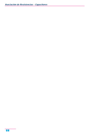 Asociación de Resistencias - Capacitores
68
 
