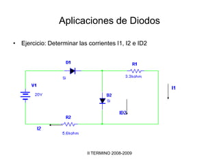 Electronica aplicaciones de diodos
