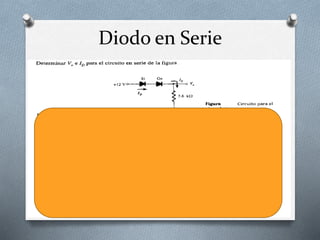 Diodo en Serie
 