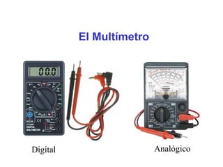 El Multímetro
Digital Analógico
 