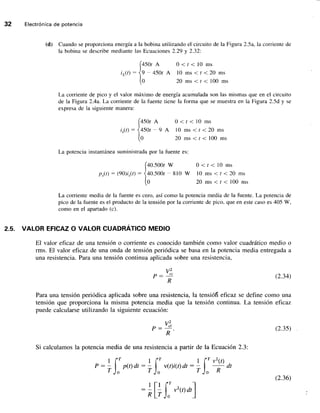 Electronica de potencia calculos