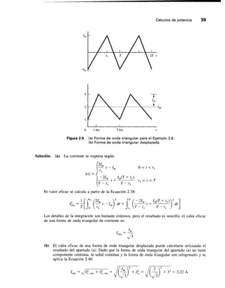 Electronica de potencia calculos