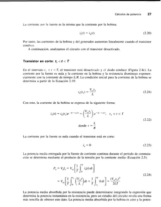 Electronica de potencia calculos