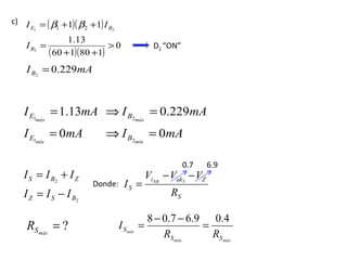 Donde: c) D 2  “ON”  0.7 6.9 