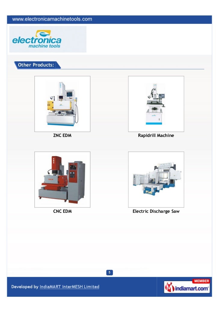 Electronica Machine Tools Ltd, Pune, CNC Wirecut EDMs