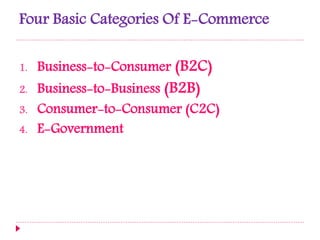 Electronic and mobile commerce | PPTX