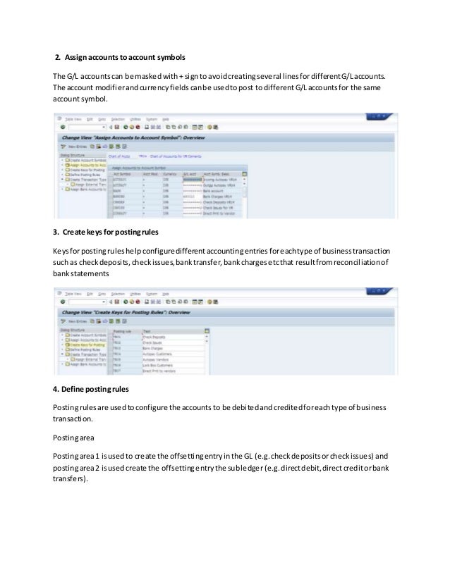 Electronic Bank Statement In Sap Fi