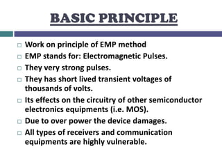 Electronic bomb | PPTX