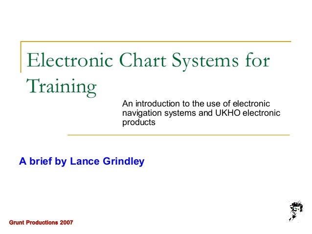 Introduction To Electronic Chart Navigation