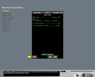 B787 Electronic Checklist