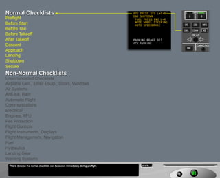 B787 Electronic Checklist