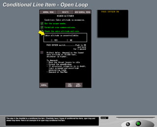 B787 Electronic Checklist