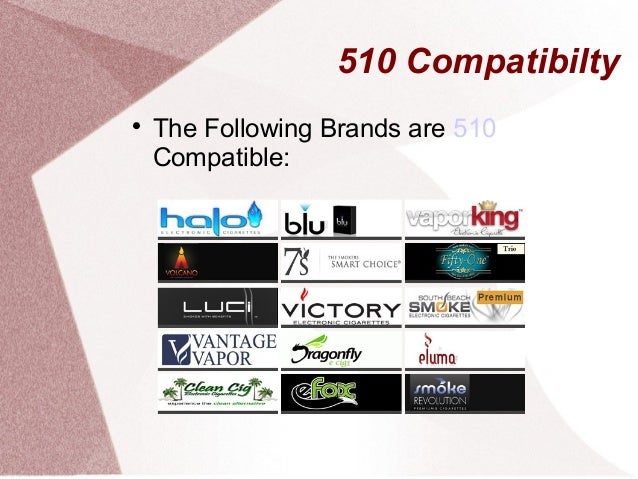 E Cig Compatibility Chart