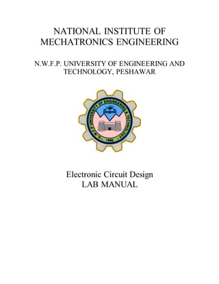 Electronic circuit design lab manual | PDF