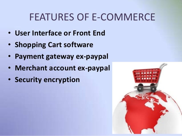 Features of e-commerce as an electronic trading system