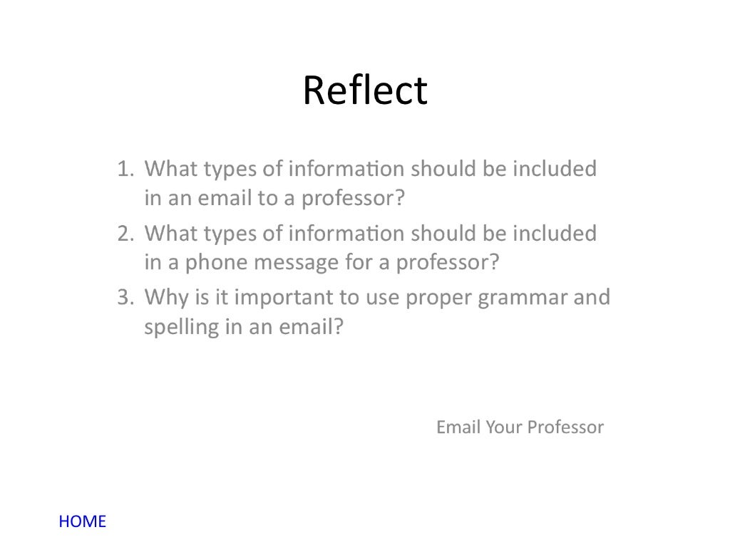 Electronic communication skills