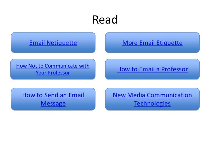 Electronic communication skills