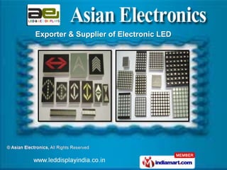 Exporter & Supplier of Electronic LED
 