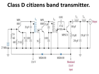 Class D citizens band transmitter.