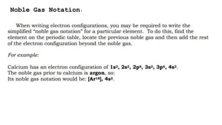 Noble Gas Notation:
 