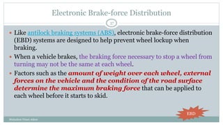 Electronic controlled Automotive chassis and drivetrain | PPTX