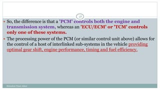 Electronic controlled Automotive chassis and drivetrain | PPTX