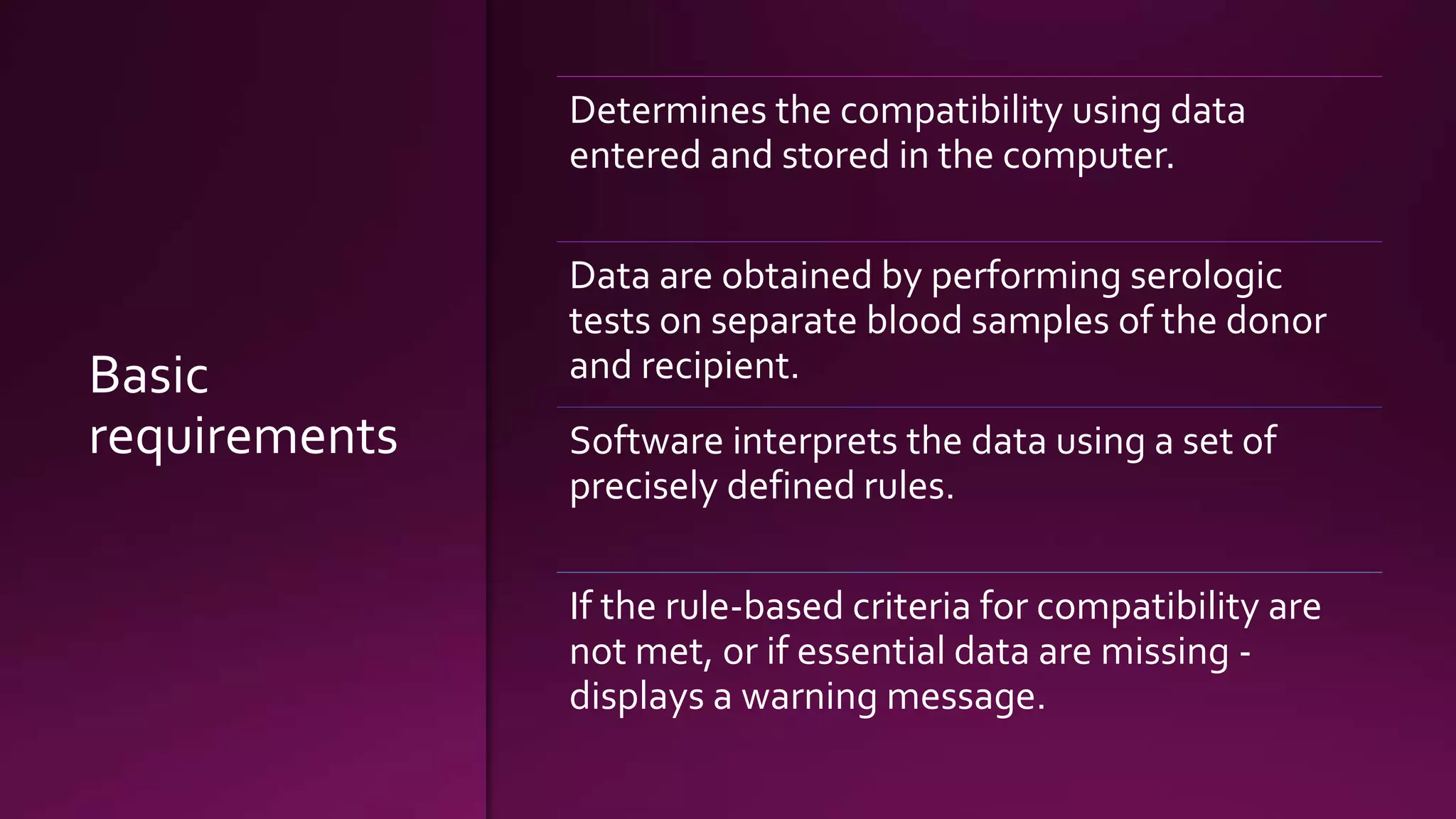 Electronic crossmatch | PPTX