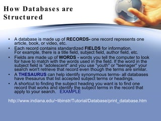Electronic Databases | PPT