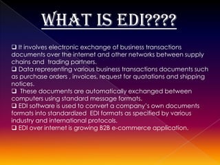 Electronic data interchange | PPTX