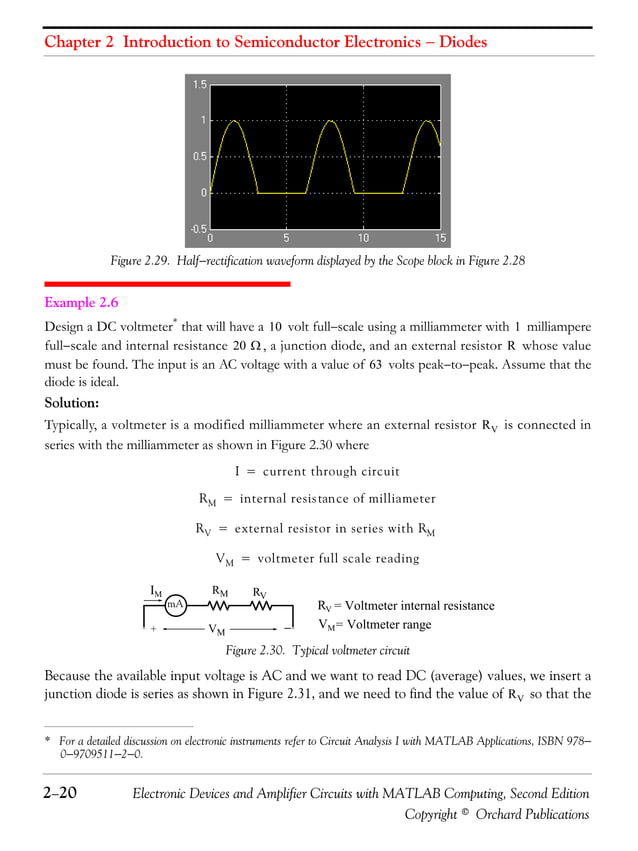 Electronic devices and amplifier circuits (with matlab computing) 2nd…