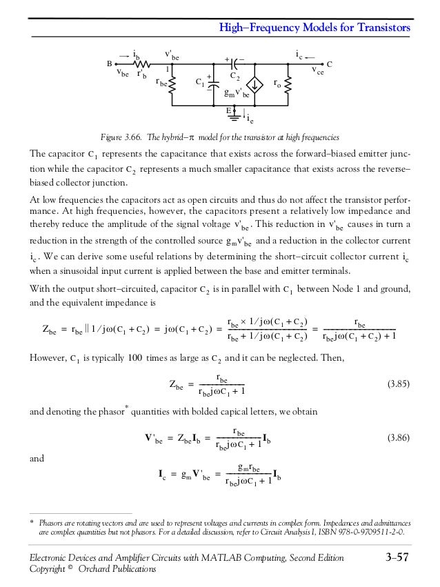 Electronic devices and amplifier circuits (with matlab computing) 2nd…