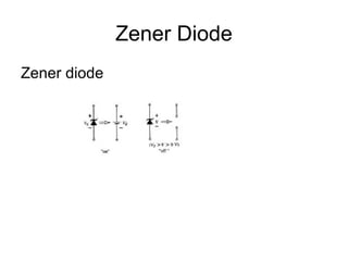 Zener Diode
Zener diode
 