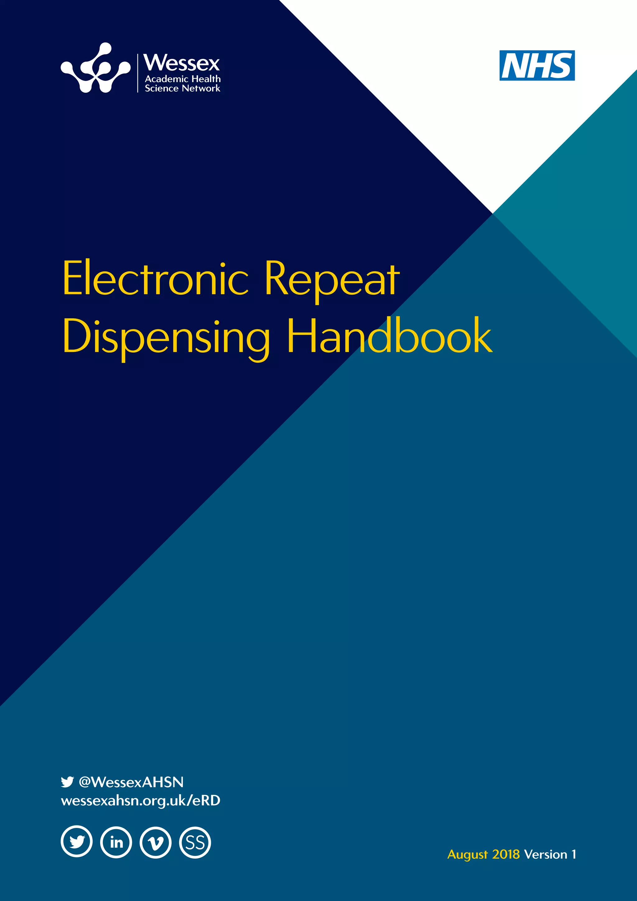 Electronic Repeat Dispensing handbook PDF