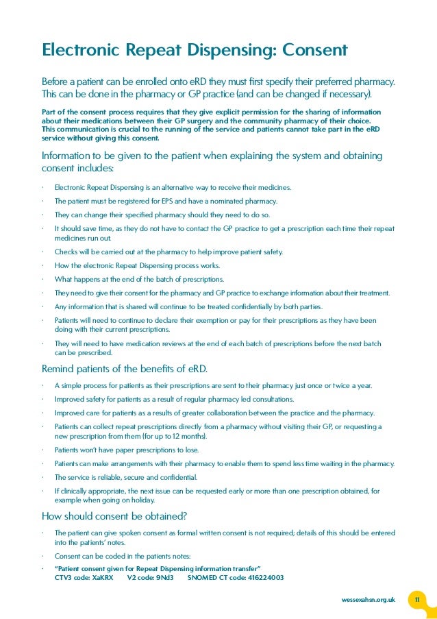 Electronic Repeat Dispensing handbook