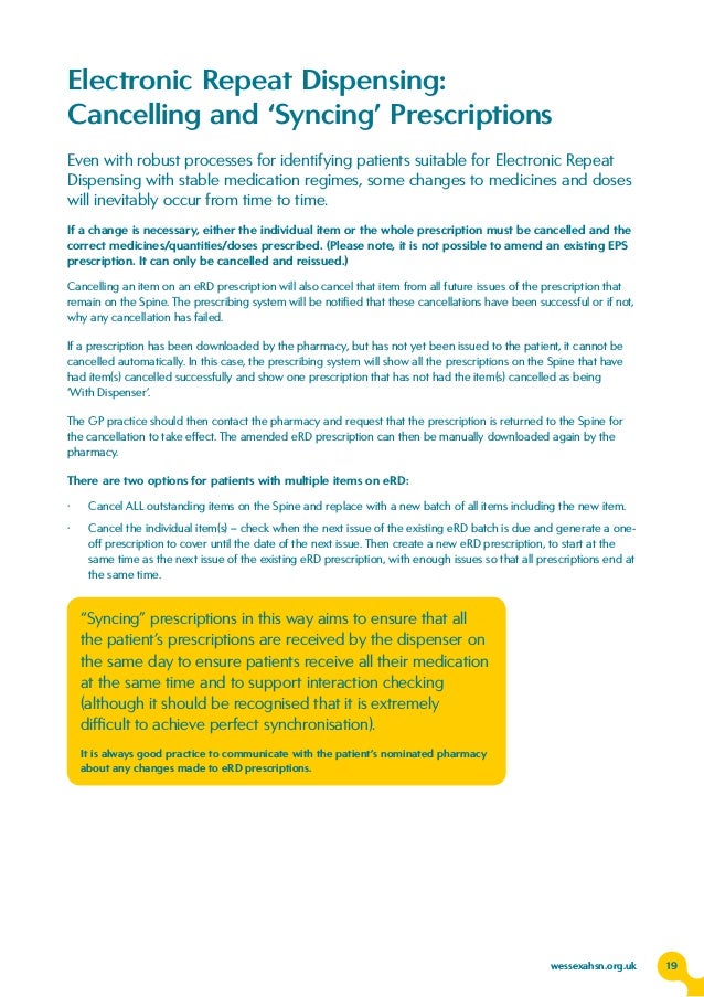 Electronic Repeat Dispensing handbook