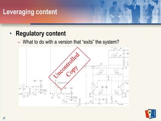 Maintain document attributes throughout life cycle of project