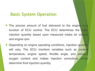 ELECTRONIC FUEL INJECTION, fuel injection system | PPT