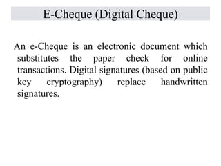 Electronic fund transfer system | PPTX