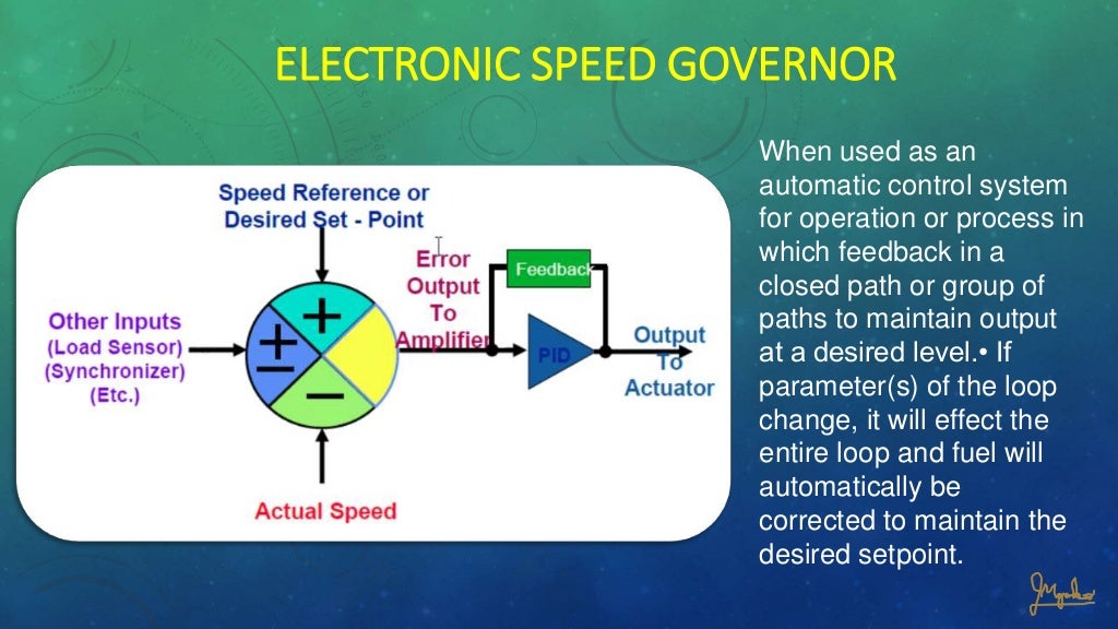 Electronic governor
