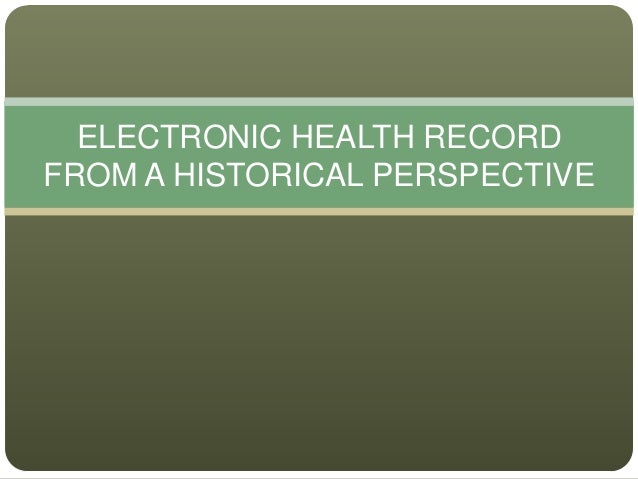 The History Of Technology In Nursing The Implementation Of
