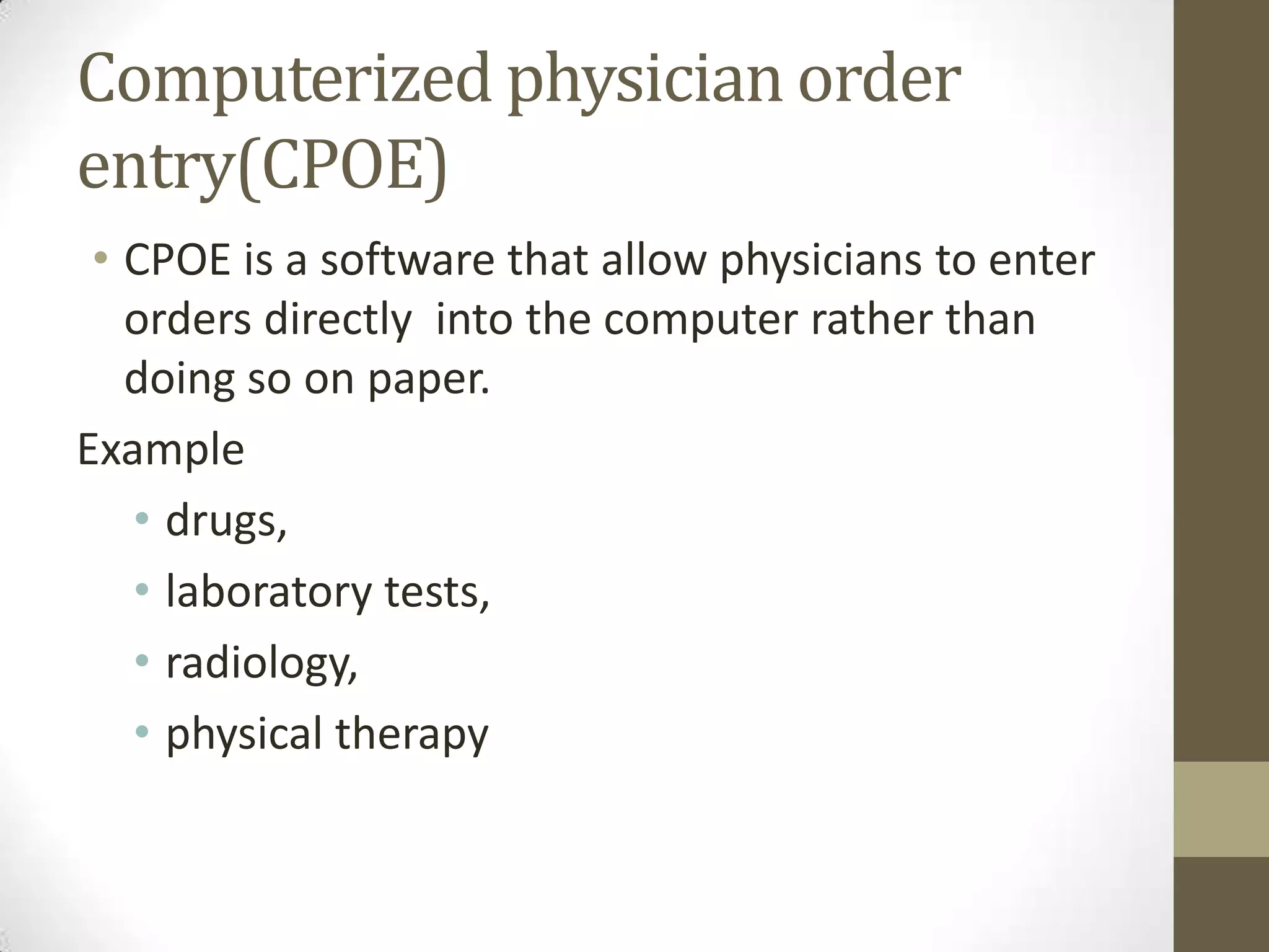 Electronic health records | PPTX