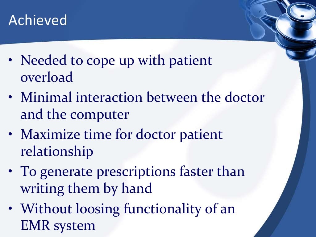 A Brief Introduction To Electronic Health Records And A Brief Introduction To Electronic Health Records And