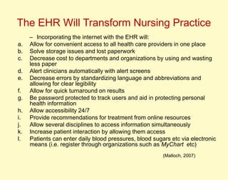 Electronic Health Record Tesc 2008 Egenton