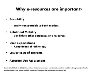 Electronic information resources for teachers and students | PPTX