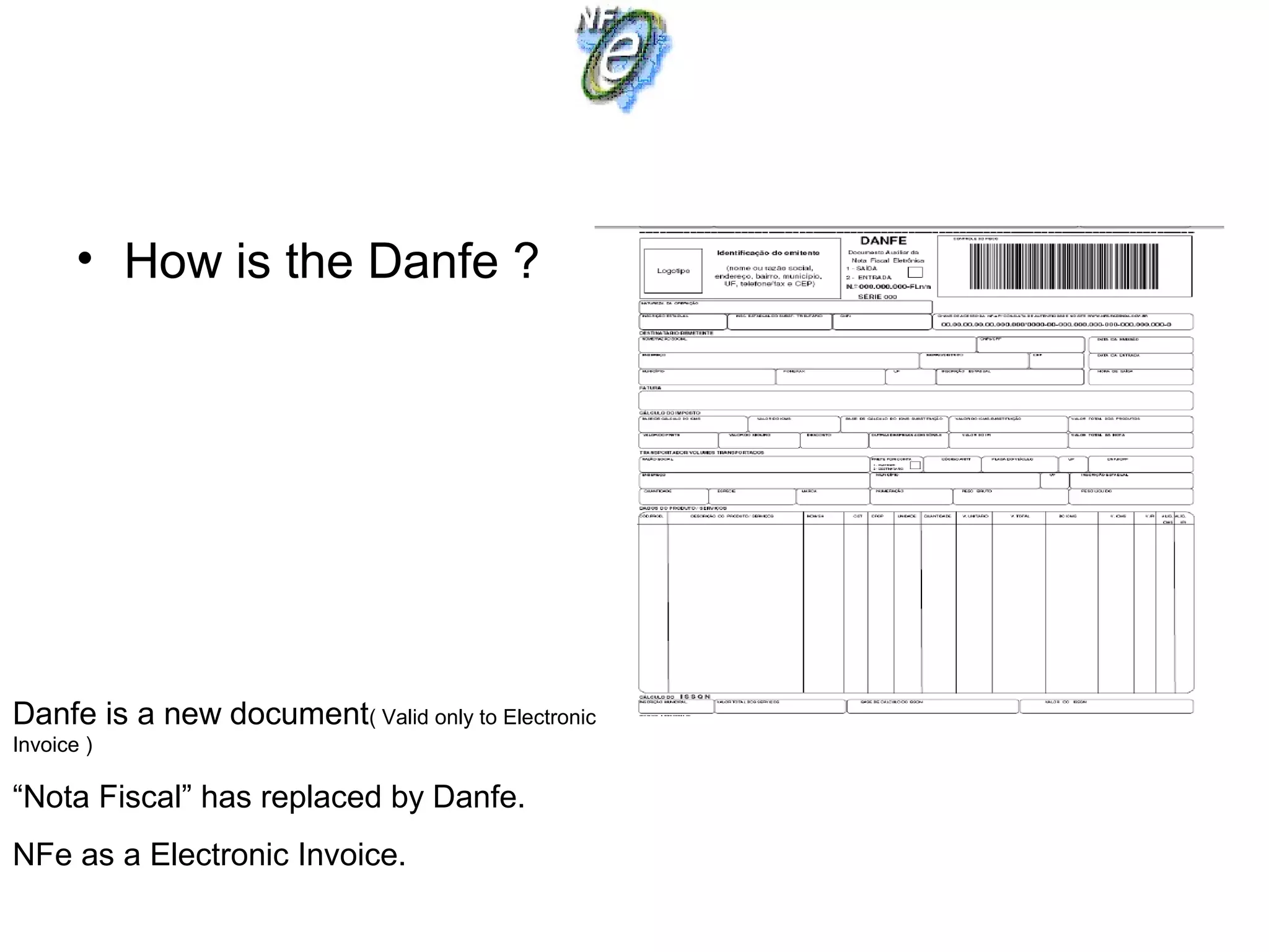Electronic invoice for Brazil | PPT