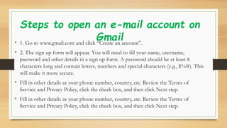 Electronic Mail Or E mail Is A Quick Way pptx Electronic Mail Or E mail Is A Quick Way pptx