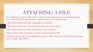 Electronic mail or e-mail is a quick way.pptx
