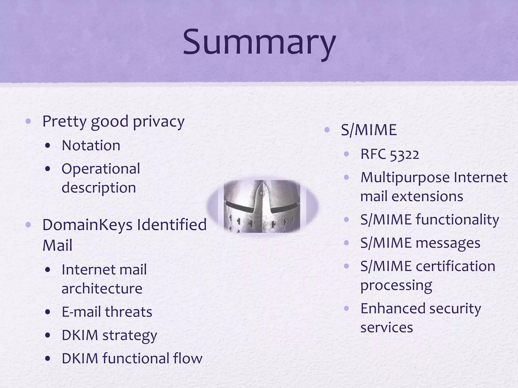 Electronic mail security | PPT