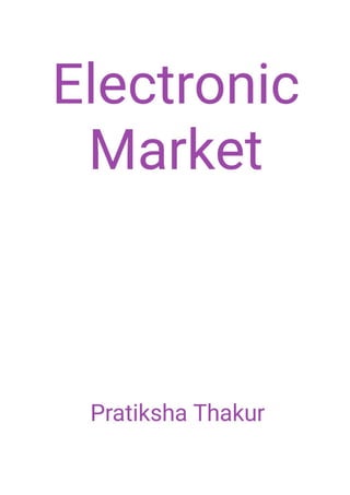 Electronic Market 